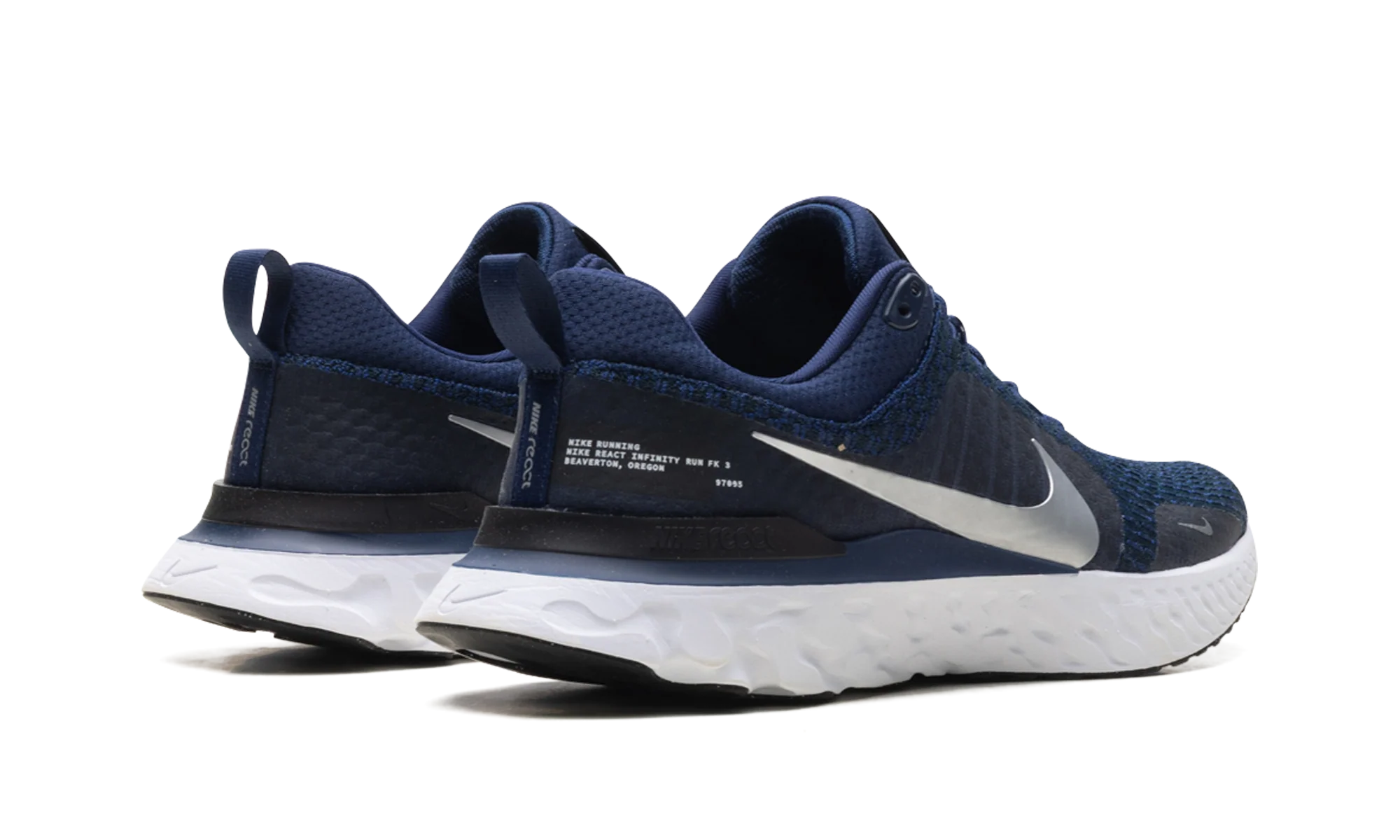 React Infinity Run Flyknit 3 "College Navy Metallic Silver" DZ3014 401