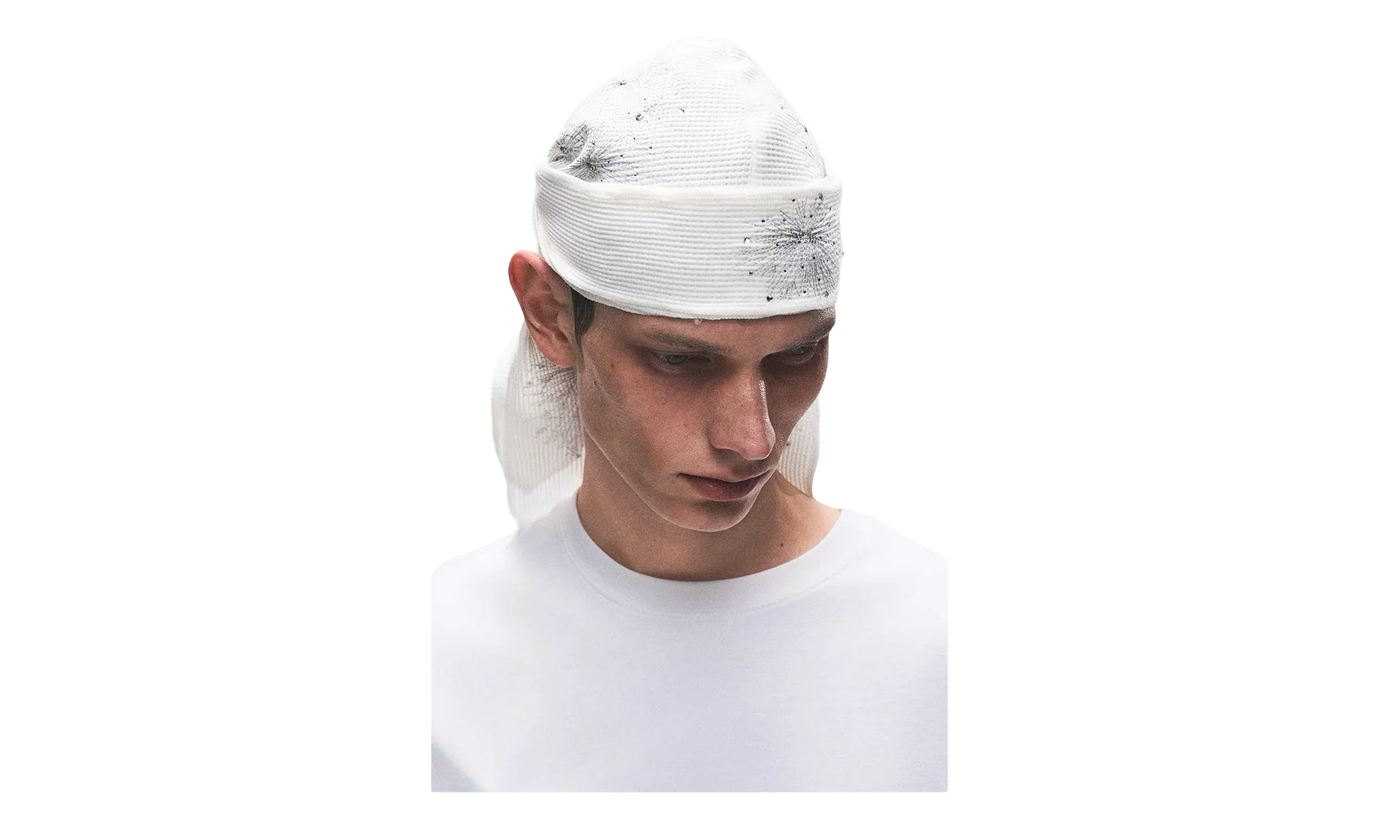 FIREWORKS RHINESTONE DURAG "White" BC25SSAC12 WHITE
