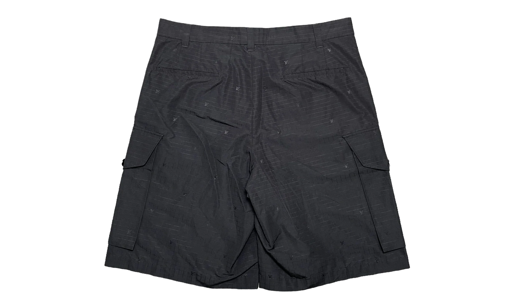 Technical Grid Cargo Shorts "Black" 1ABJI9