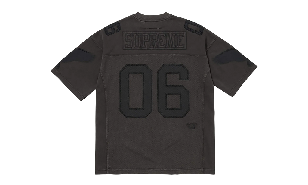 MM6 Maison Margiela Cotton Football Jersey "SS26 - Black" SU27175