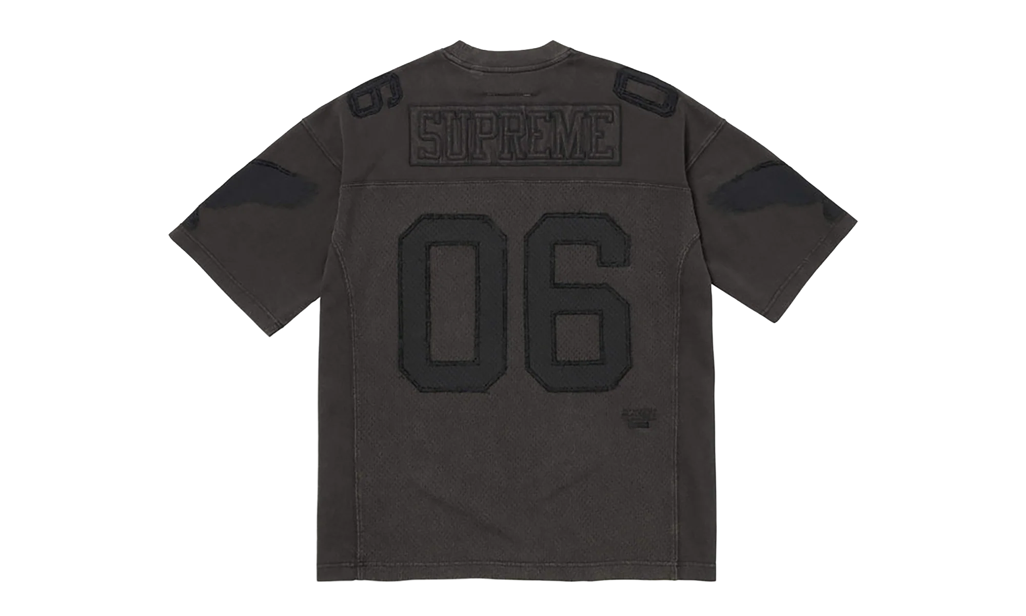 MM6 Maison Margiela Cotton Football Jersey "SS26 - Black" SU27175