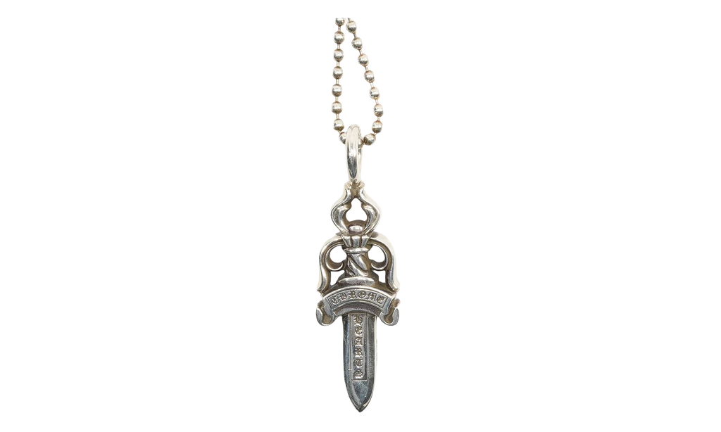 Ball Chain with Dagger Pendant "Silver" CHRM0747