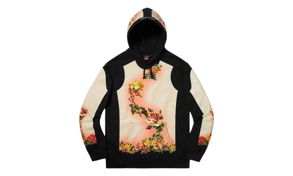 Jean Paul Gaultier® Floral Print Hoodie "SS19 - Black" SU26927
