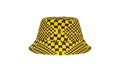 Checkered Monogram Bucket Hat "Yellow/Black" FW22HA06012981