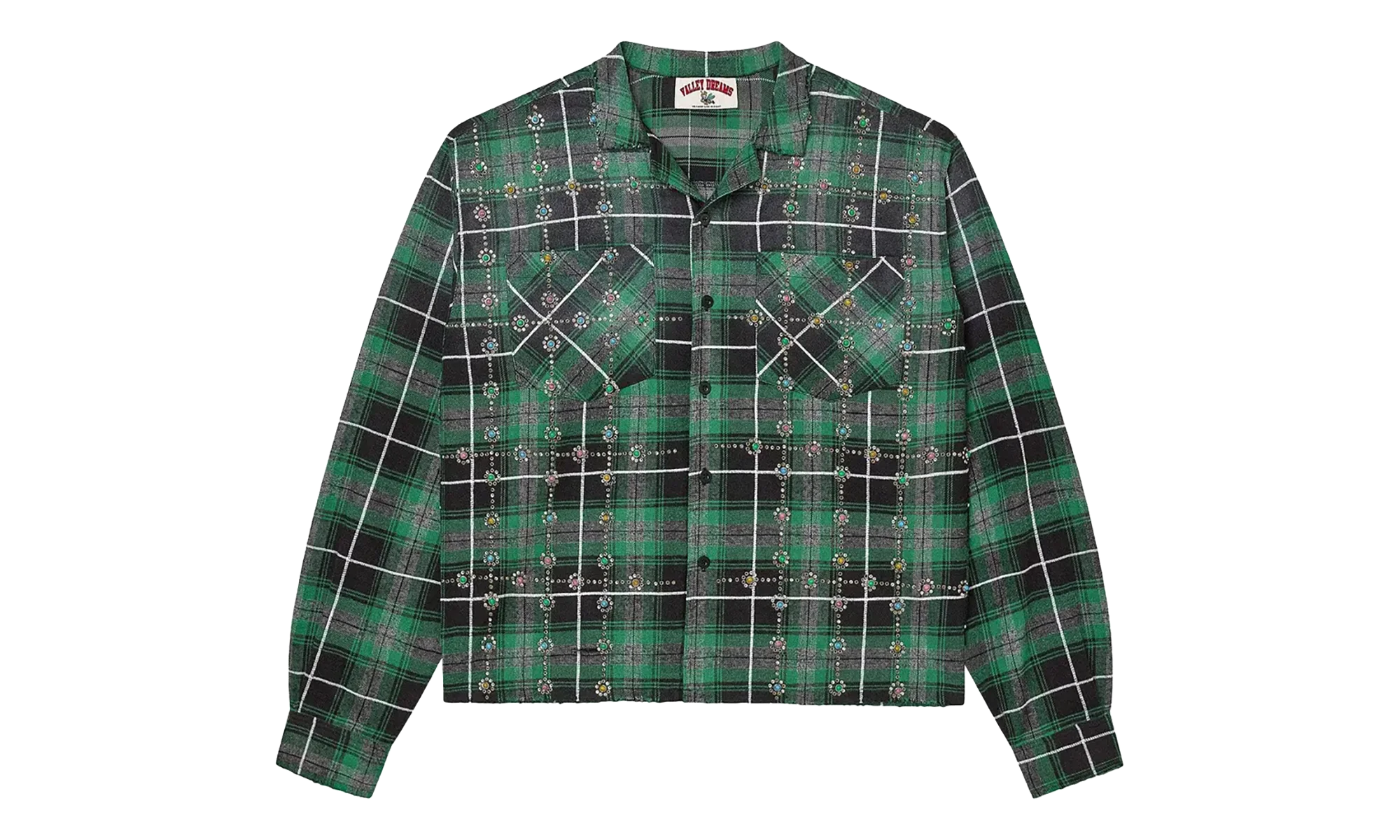 Grinch Gems Flannel "Green" VAL136