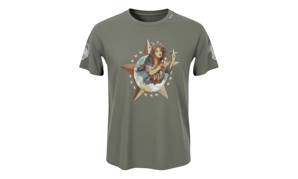 Star Girl Tee "Aged Green" ALSS26MJSST33