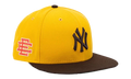 59FIFTY MLB NY YANKEES FITTED HAT "ERIC EMANUEL - Yellow/ Brown" EE426