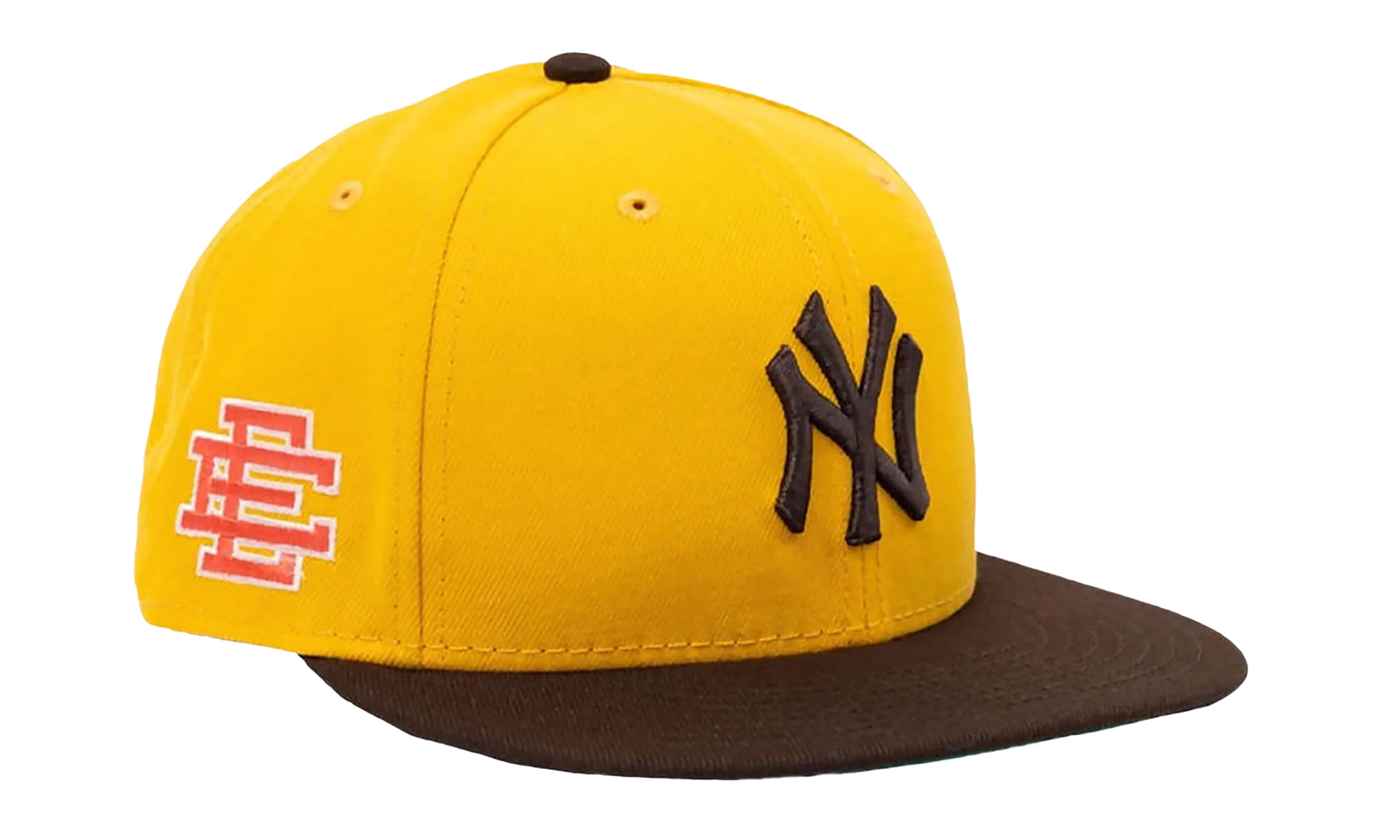 59FIFTY MLB NY YANKEES FITTED HAT "ERIC EMANUEL - Yellow/ Brown" EE426