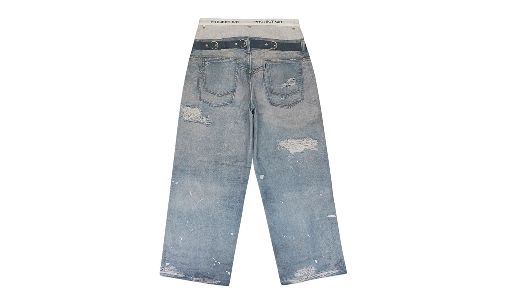 Trompe-Loeil Denim Jeans "Blue" PGR XJNS 0002