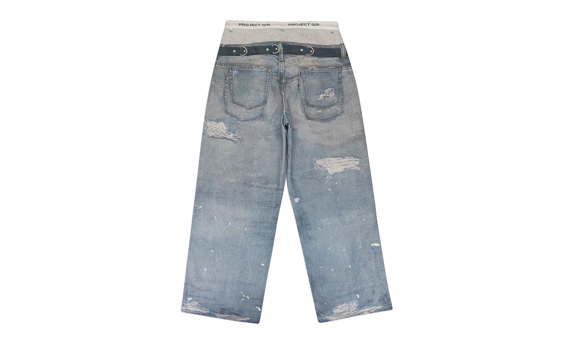 Trompe-Loeil Denim Jeans "Blue" PGR XJNS 0002