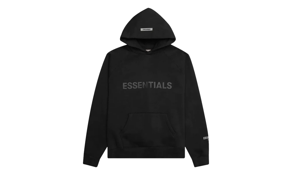 Pullover Hooded Sweatshirt Applique Logo "Black" 192HO202000F