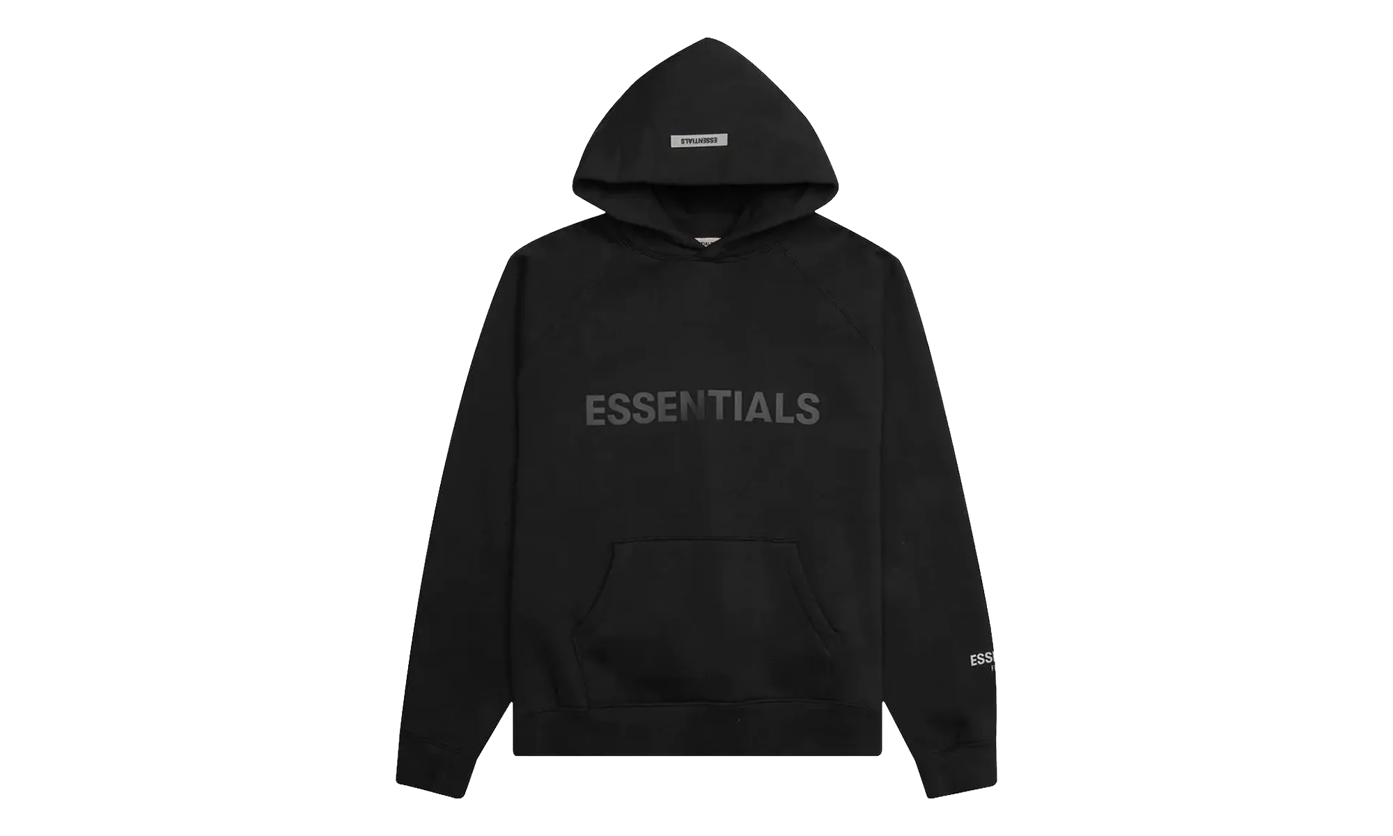 Pullover Hooded Sweatshirt Applique Logo "Black" 192HO202000F