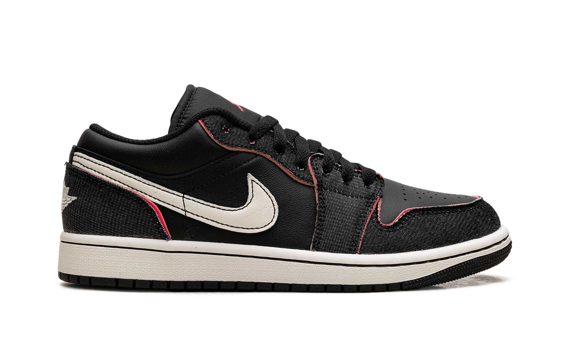 Air Jordan 1 Low SE "Black/Black/Racer Pink/Pale Ivory" IR0842 010