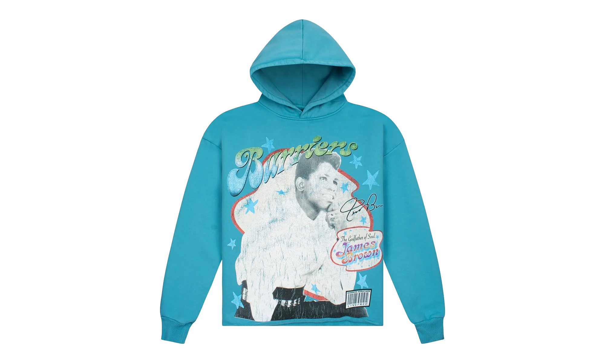 James Brown Ponder Hoodie "Teal" BAR12