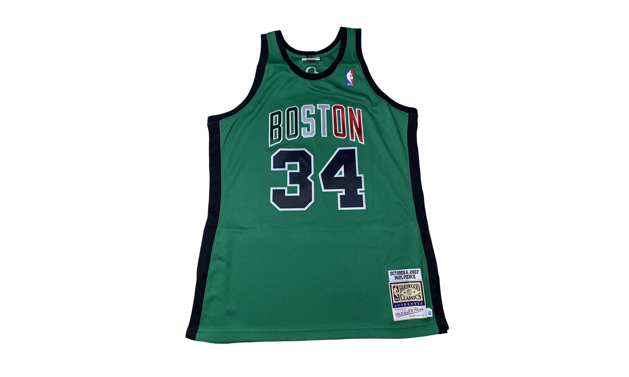 NBA Paul Pierce Authentic Jersey "2007 Boston Celtics - Kelly Green" AJY4AC19097 BCEKYGN07PPI