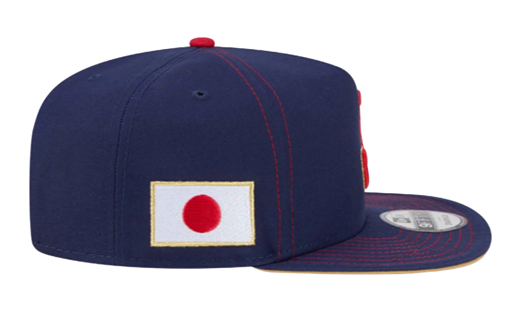 9FIFTY Team Japan 2026 World Baseball A Frame Snapback Hat "Blue" NE394