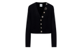 Fancy Button Mini Cardigan WMNS "Black" WH76KN220B BLAC
