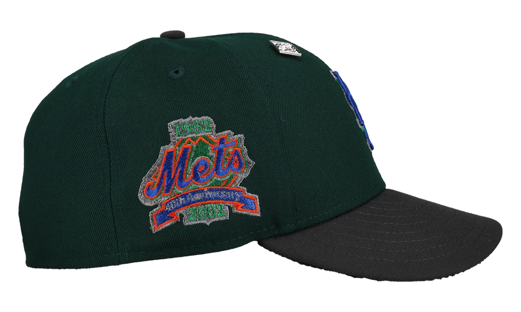 59FIFTY New York Mets 40th Anniversary Fitted Hat "Dark Green / Graphite / Metallic" 123451298322