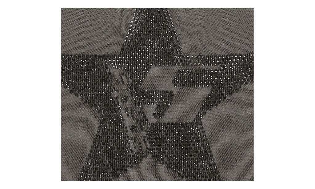 Star Rhinestone Skully "Slate Grey" SP5der313