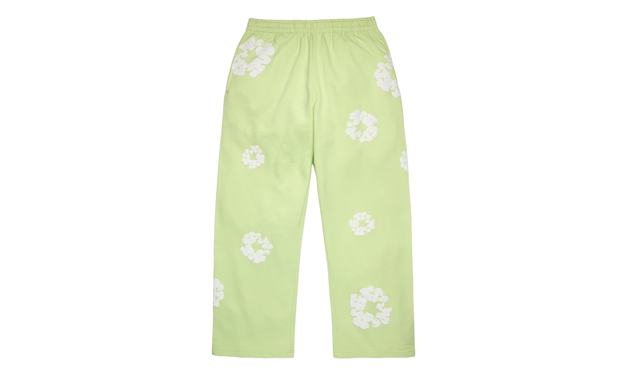 Cotton Wreath Baggy Sweatpants "Mint" DT617