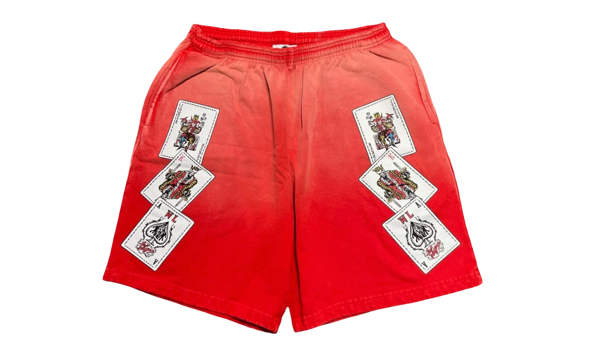 Playing Cards Logo Sweatshorts "Red" WLPCSR
