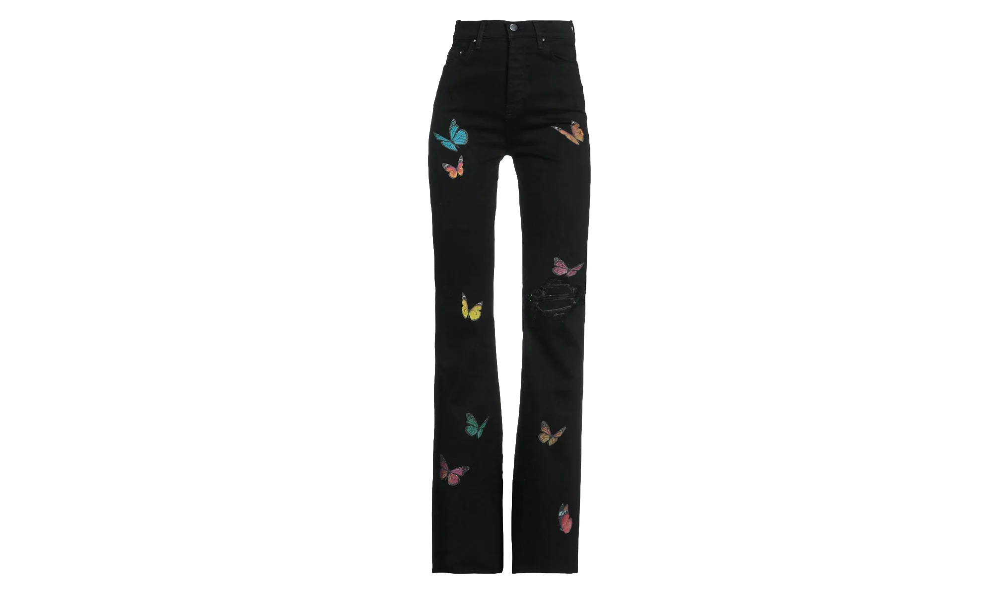 Butterfly Flare Broken Jeans "Black" Y0W01404SD BLK