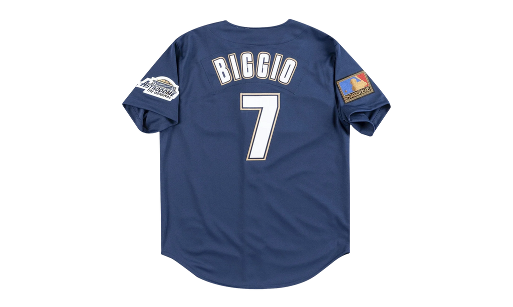 MLB Craig Biggio Alternate Jersey "1994 Houston Astros - Navy" AJY1GS18015 HASNAVY94CBG