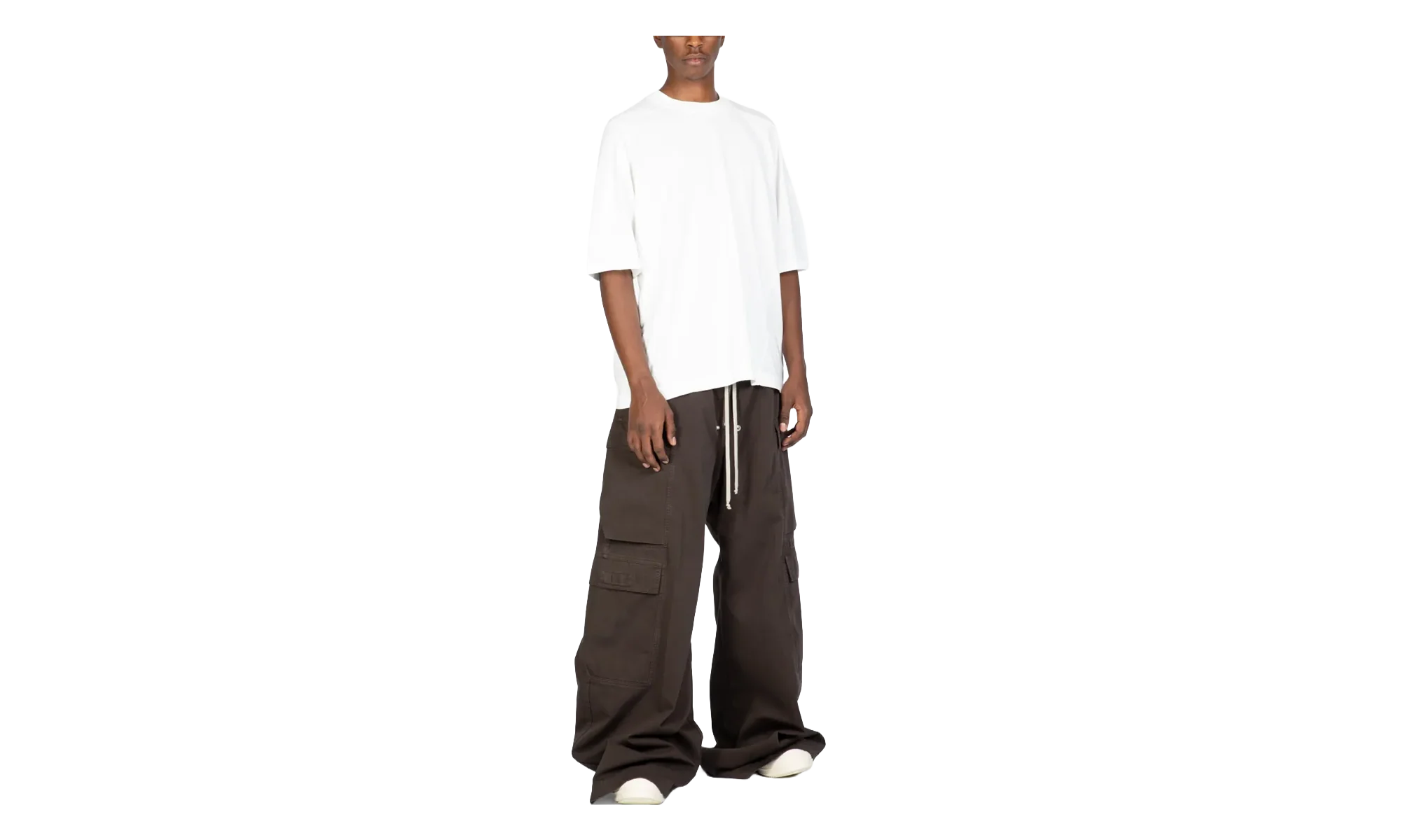 Twill Double Cargo Jumbo Belas Pants "Dark Dust" DU02E7398 TW 78