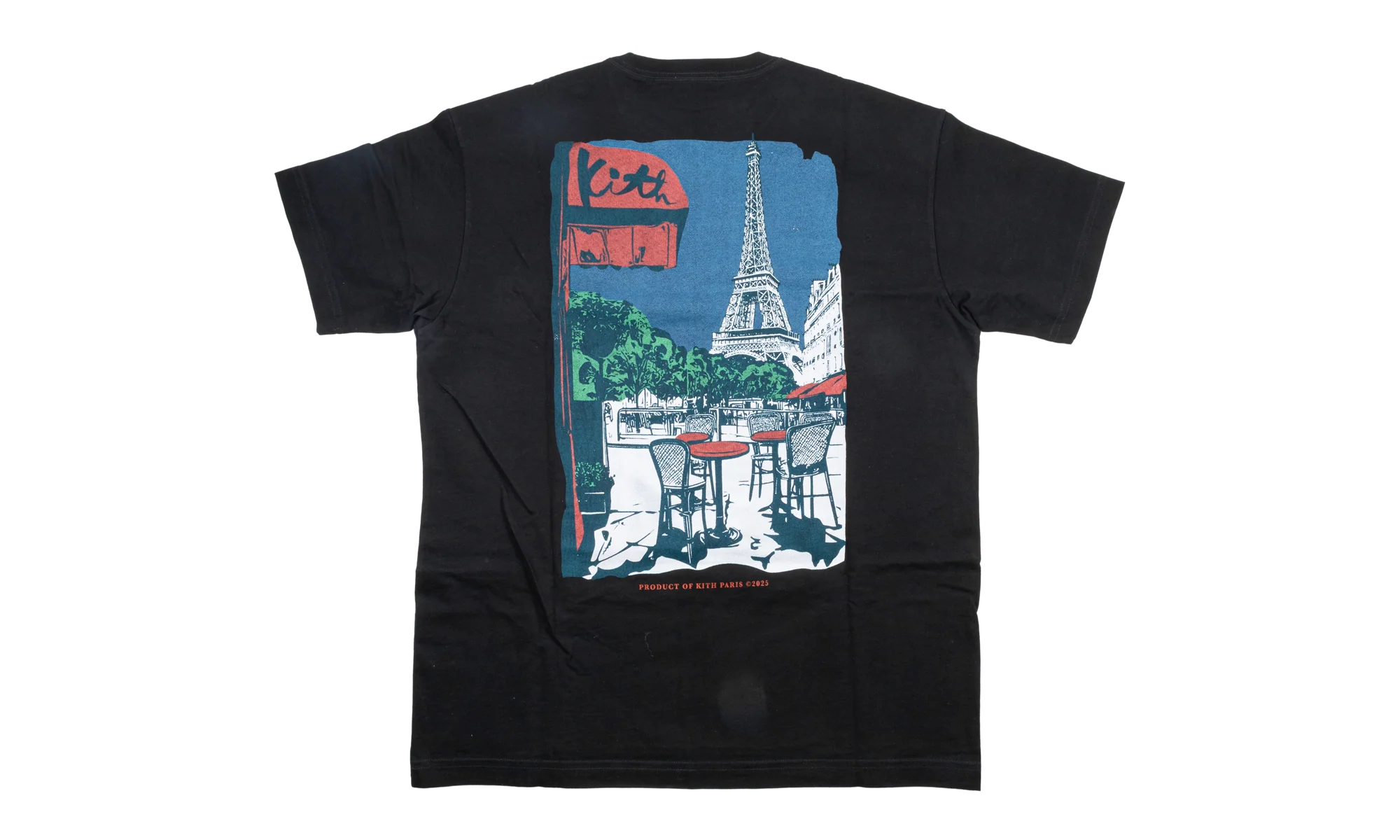 Paris Eiffel Cafe Logo Tee "Black" KHM034690 001
