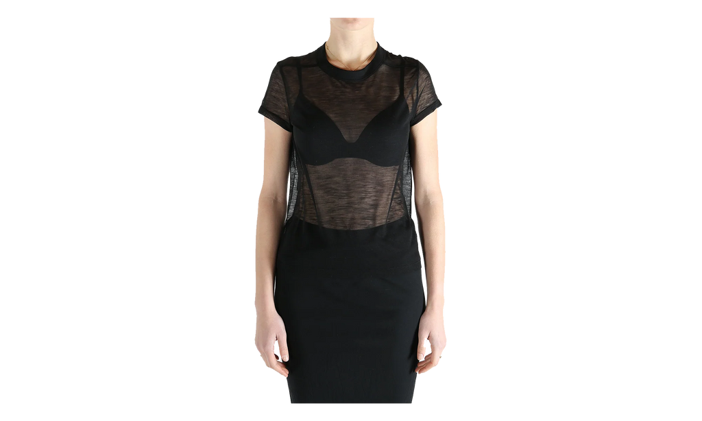 Cropped Level T-Shirt WMNS "Black" RP01F6235 JWR 09