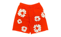 The Cotton Wreath Sweat Shorts "Orange" DT293