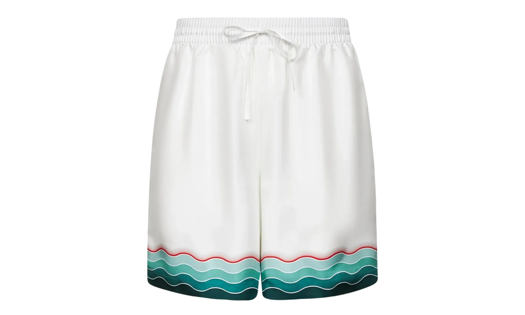 Montagne Ondulee Silk Shorts "White" MPF25 TR 012 03