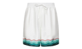 Montagne Ondulee Silk Shorts "White" MPF25 TR 012 03