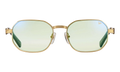 Hustler Jacques Cartier Edition 24KT "Yellow Gold / Powder Green Flash Blue" JCHU2 0004 11C1