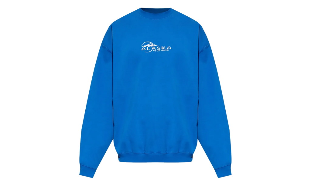 Alaska Tourist Sweatshirt "Blue" ME76CW255A BLUE