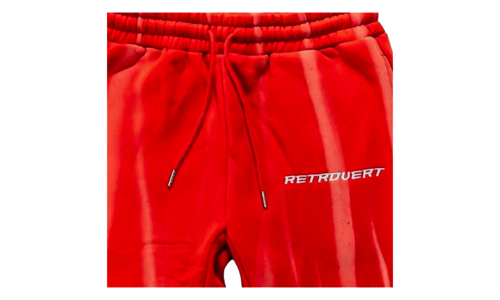 Flare Sweatpants "Red" RET012