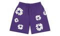 Cotton Wreath Sweatshorts "Purple" DT536