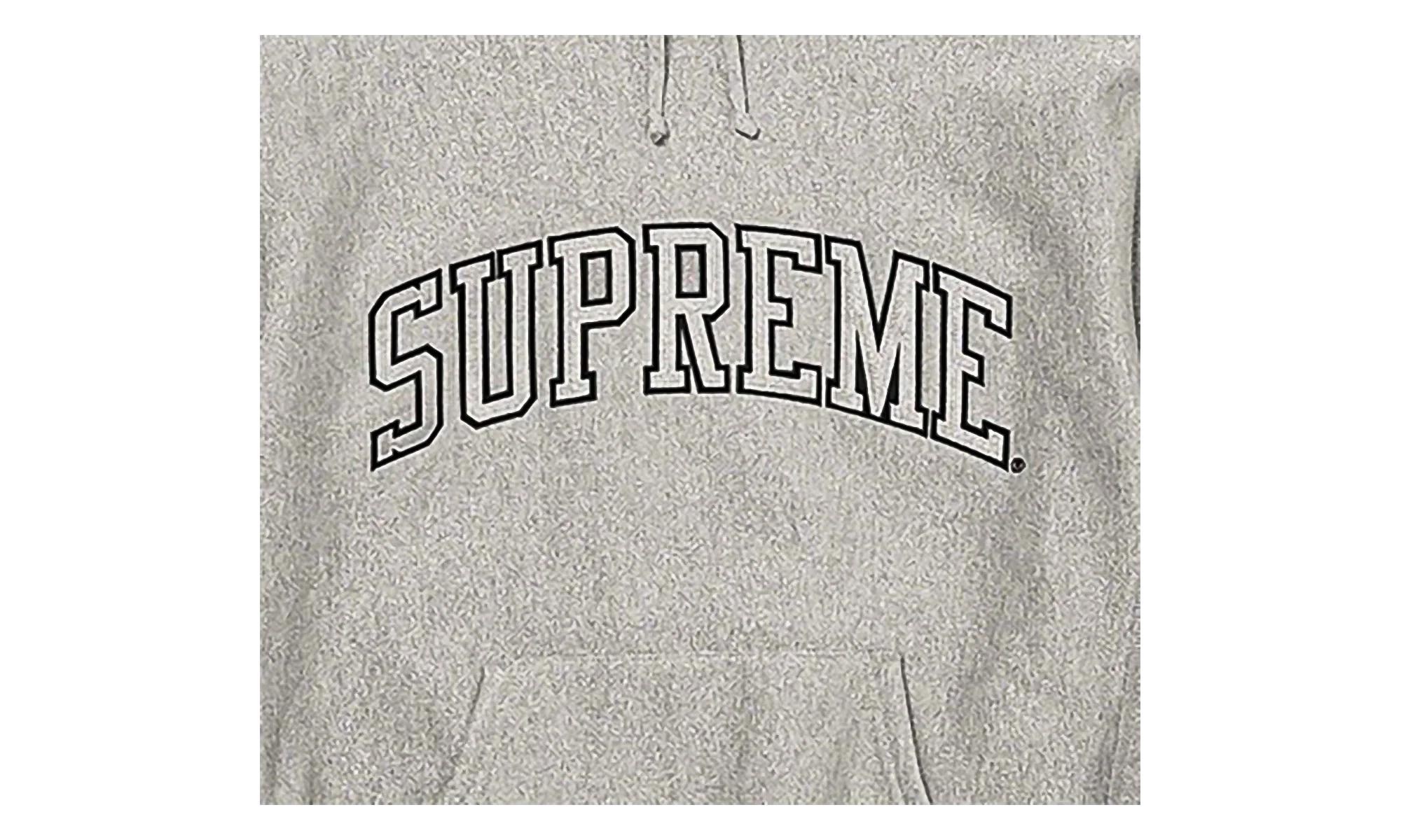 Metallic Arc Hooded Sweatshirt "SS23 - Heather Grey" SU27234