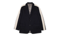 Single Breasted Side Stripe Blazer "Navy" PMEN016F21FAB0014637