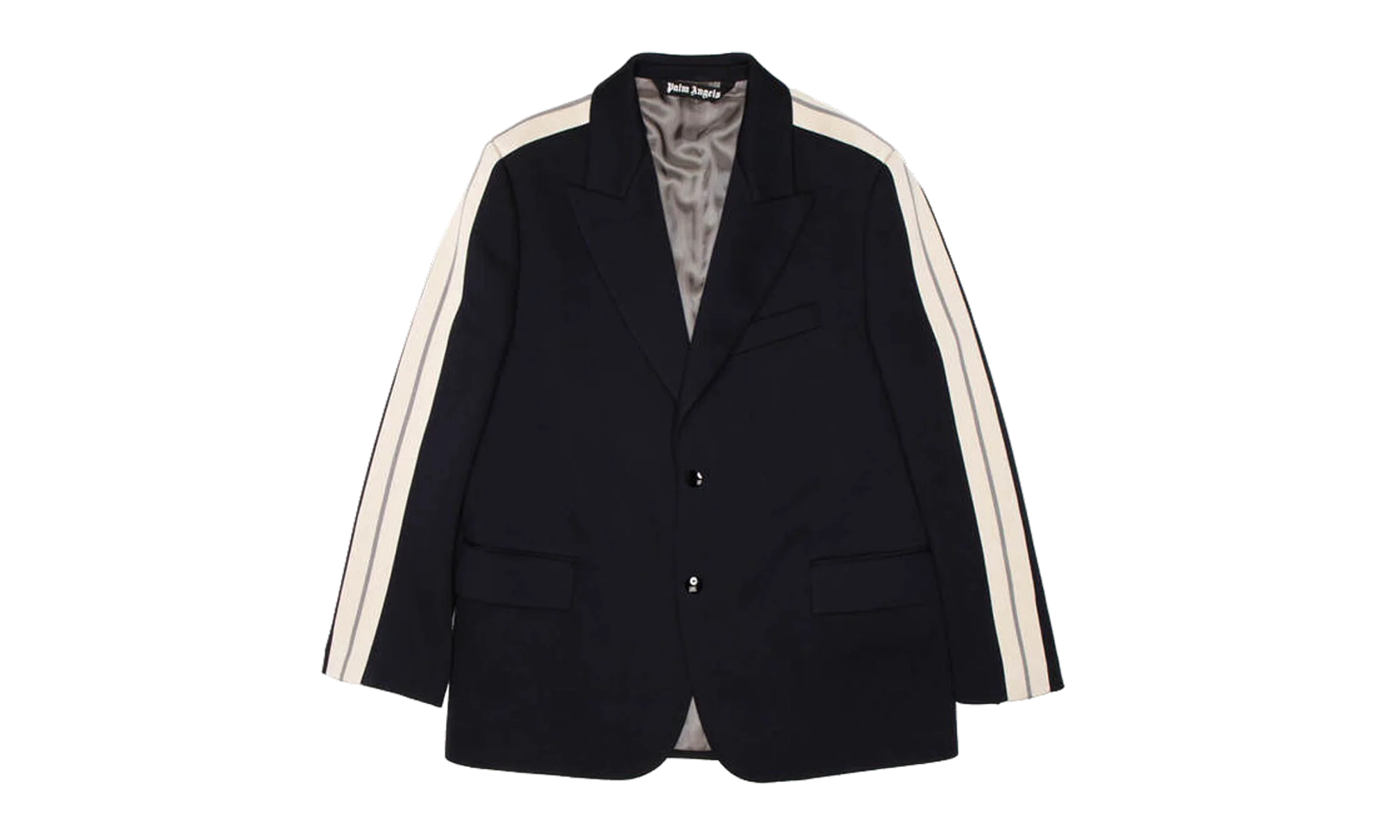 Single Breasted Side Stripe Blazer "Navy" PMEN016F21FAB0014637