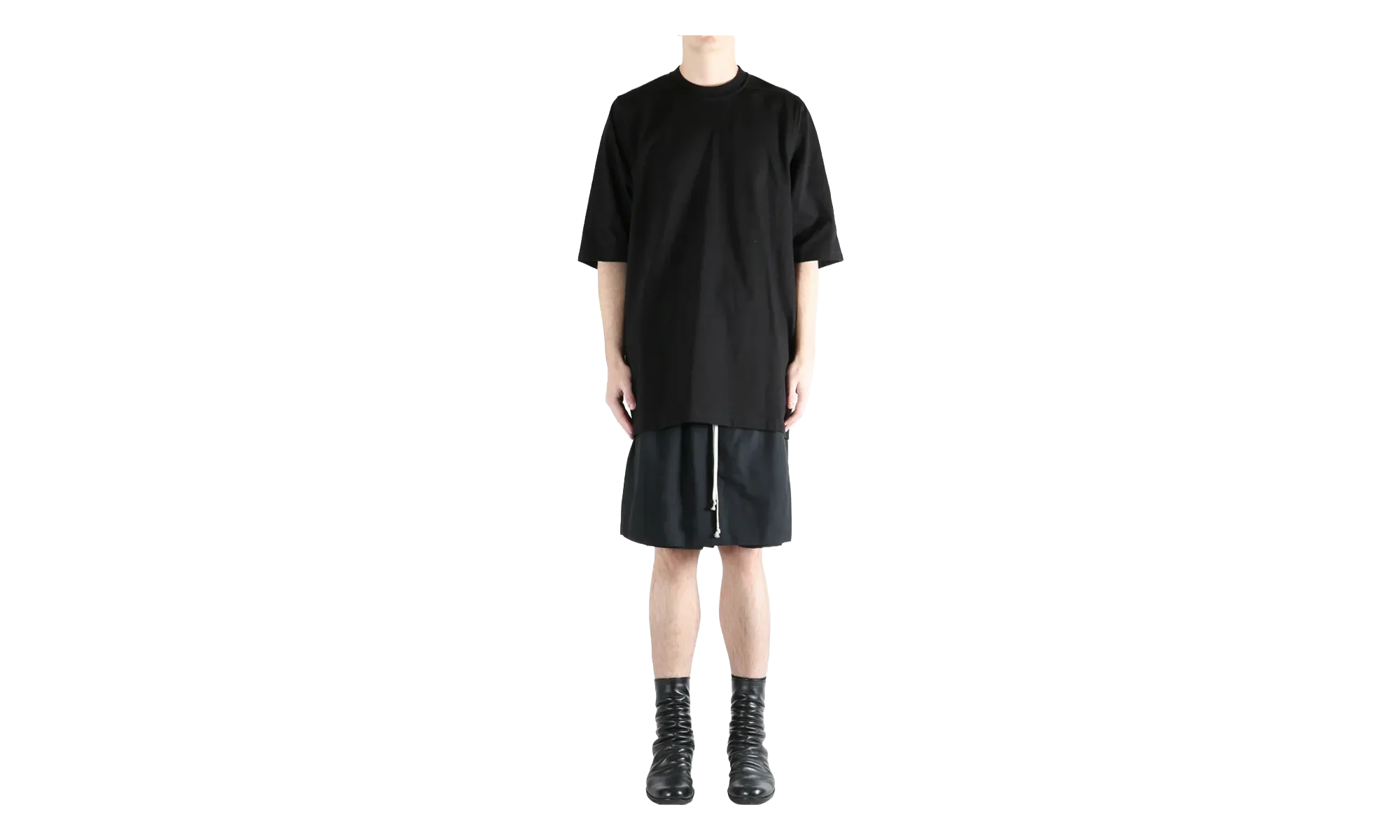 Jumbo Short Sleeves T-Shirt "Black" RU01F2249 BA 09