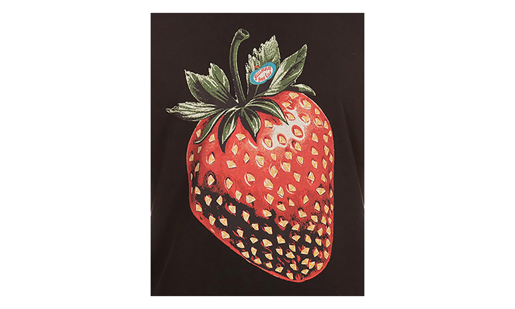 Diamond Berry SS Knit Boxy Tee "Black" 861-1316