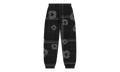 Plaid Cotton Wreath Sweatpants "Black" DT384
