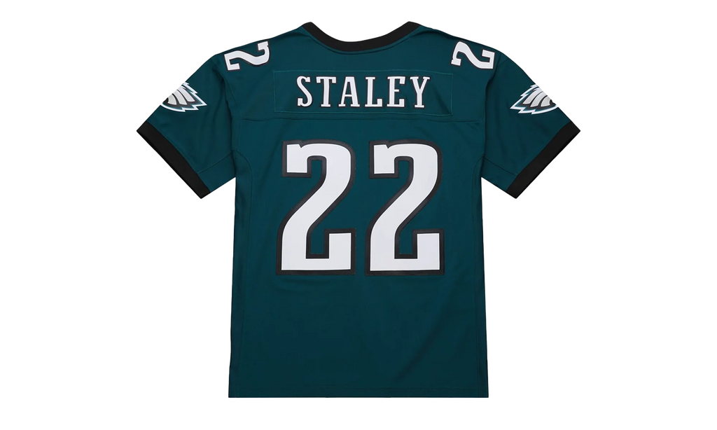 NFL Duce Staley Dark Jersey "2002 Philadelphia Eagles - Green" JY8626 PEAGREN