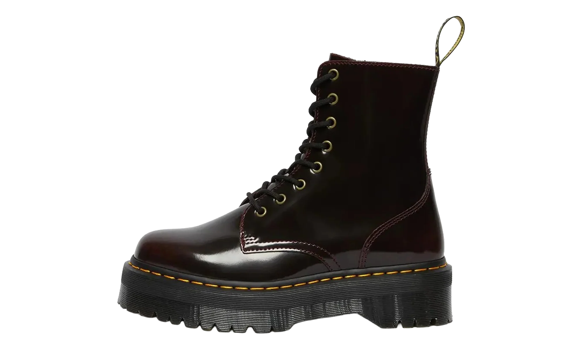 Jadon Arcadia Leather Platform Boots "Cherry Red Arcadia" 24764600