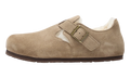 London Shearling Suede Leather "Taupe - Narrow Fit" 1028470