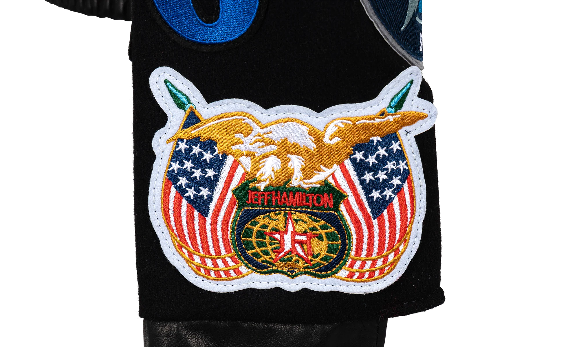 NBA Collage Wool Jacket "Black" NBA 101 BLK