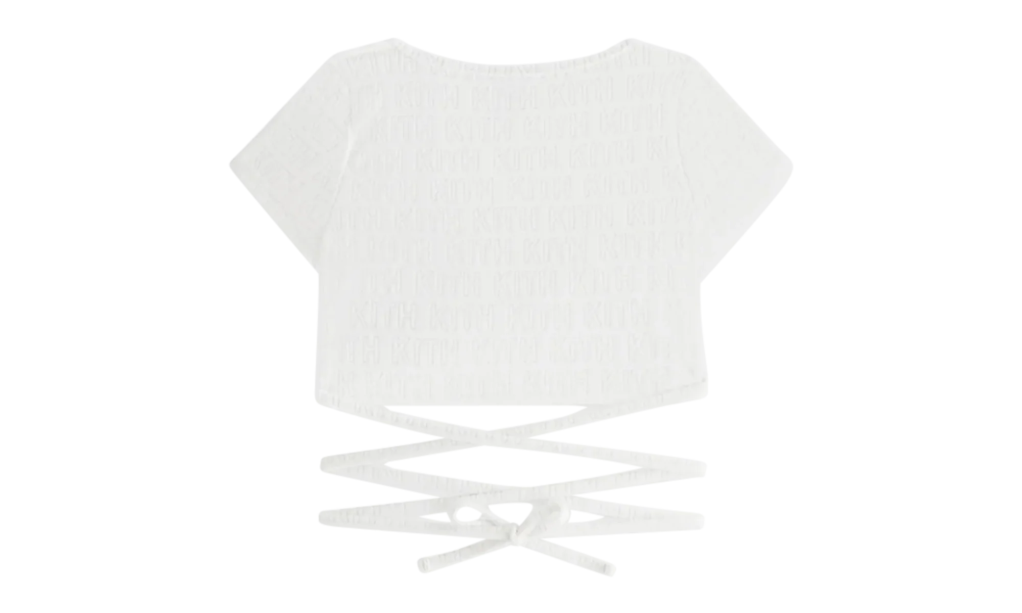 Ailee Monogram Towel Wrap Top WMNS "White" khw030648 101