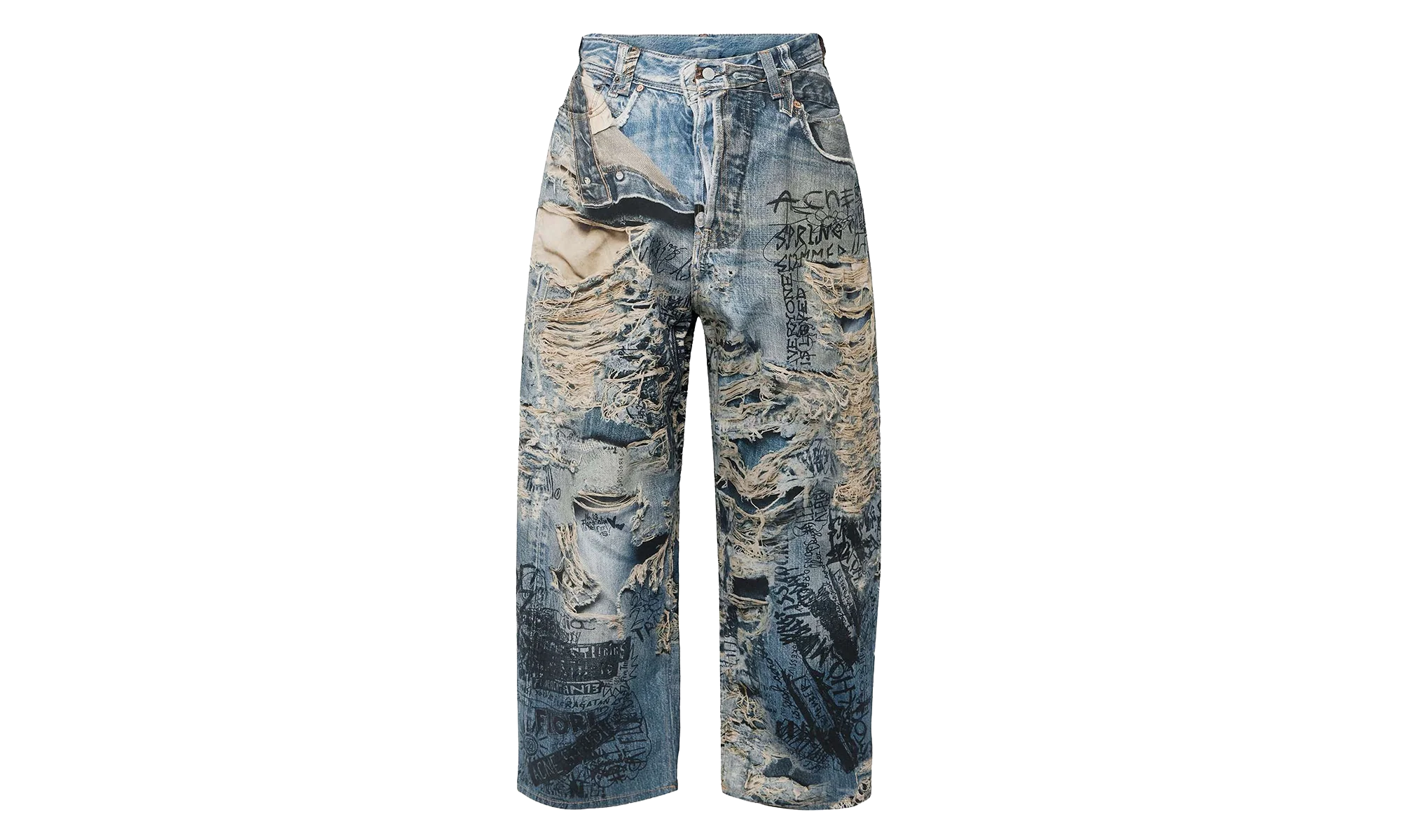 Torn Scribble Denim "Blue" P01004671