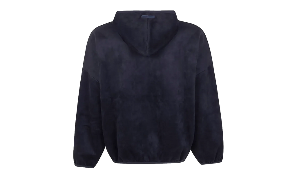 Suede Fleece Modern Hoodie "Vintage Black" 192HO256941F